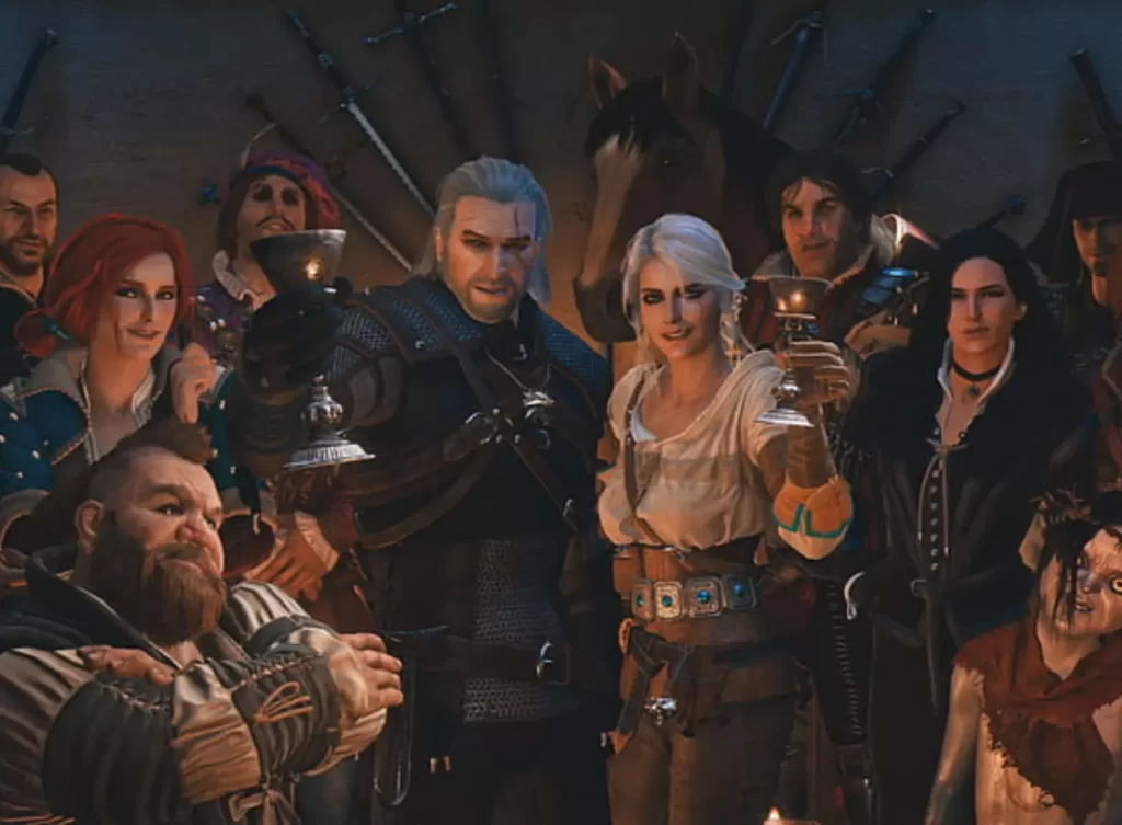 The Witcher 3 : Wild Hunt Geralt Yenefer Ciri Triss Merigold Gaming Blog Versus Arena Gaming Center